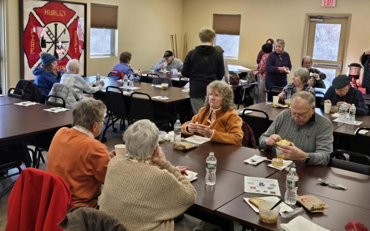 Second 'Soup for Seniors' draws crowd to Hurley Firehouse; more gatherings to come